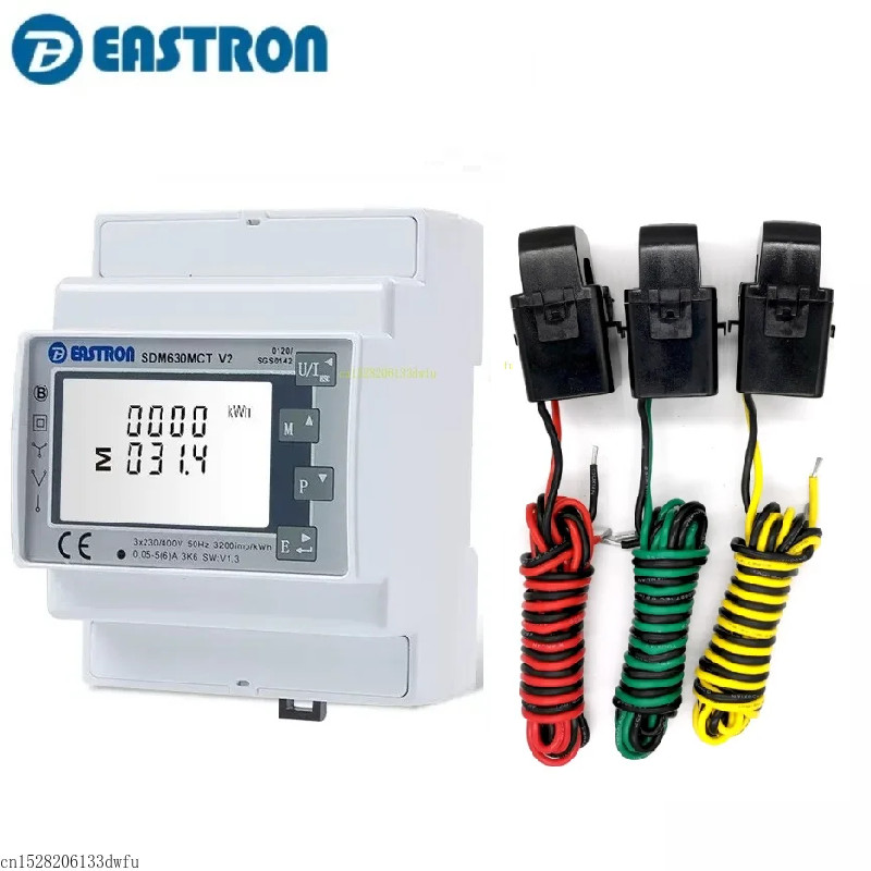 Eastron Cho DEYE Growatt Solis Biến Tần Chống Chảy Ngược Không Xuất Đồng Hồ Đo Hoạt Động DDSU666 DTS