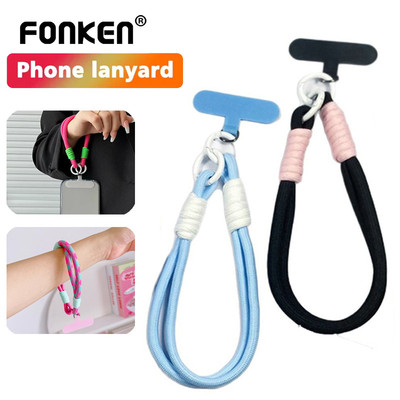 Fonken Điện Thoại Di Động Đa Năng Dây Đeo Cổ Tay Chống Mất Ngắn Dây Đeo Tay Mặt Dây Chuyền Kẹp Treo Trang Trí