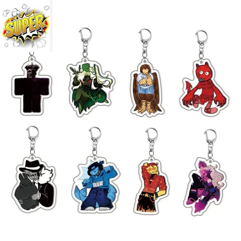 Forsaken Roblox Anime KeyChain ‌Cartoon Men Key Chain for Women Creative Cute High Quality Figure 