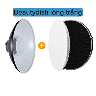 Chóa Phản Xạ Beauty Dish QZ-55 Và QZ-42 WHITE, Hiệu Ứng Ánh Sáng Đa Chiều