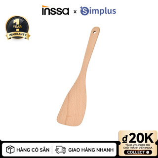 INSSA Xẻng gỗ chống dính xào nấu tiện lợi GUOC002