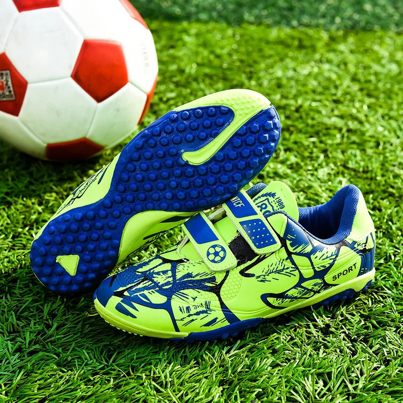 Giày Bóng Đá Trẻ Em Giày Bóng Đá Trẻ Em Chống Trượt Bé Trai Turf Cleats Sân Cứng Huấn Luyện Thanh Ni