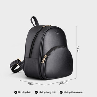 Balo Lata (Thời trang nữ tiện lợi cỡ trung - Balo da BAL62)