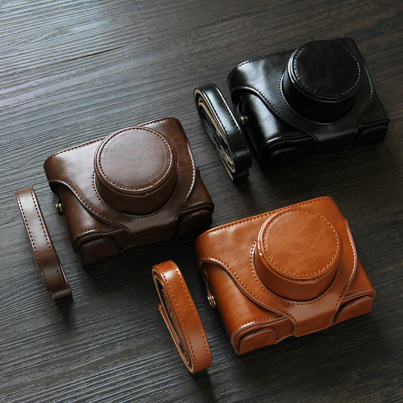 Thích hợp cho túi đựng máy ảnh Fuji X20 Vai Fujifilm x10 Vỏ bảo vệ Retro X20 Bao da đeo chéo