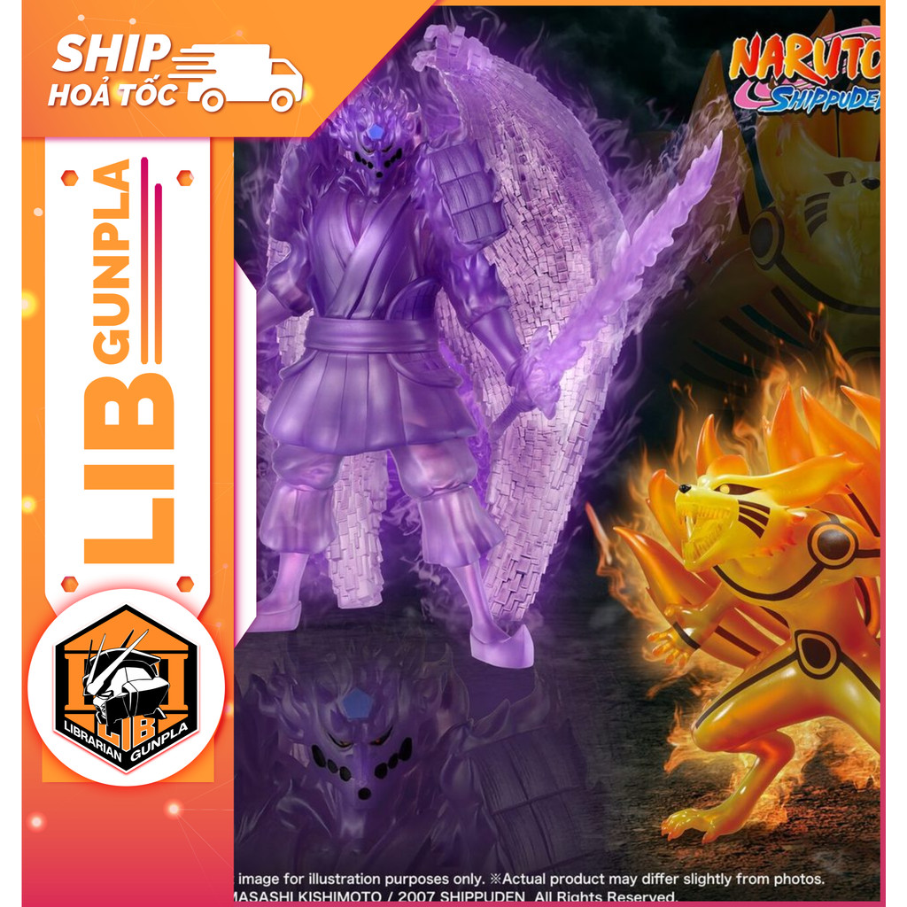 Mô hình Anime Figure Banpresto - Naruto Shippuden - Susano'o & Kurama - Kurama Link Mode / Susano'o