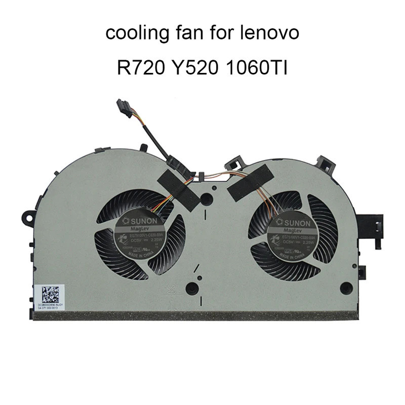 * Quạt Máy Tính Cho Lenovo Legion R720 15IKBN Y520 15IKBA Y520-15IKBM Quạt Làm Mát CPU 1060TI EG7510