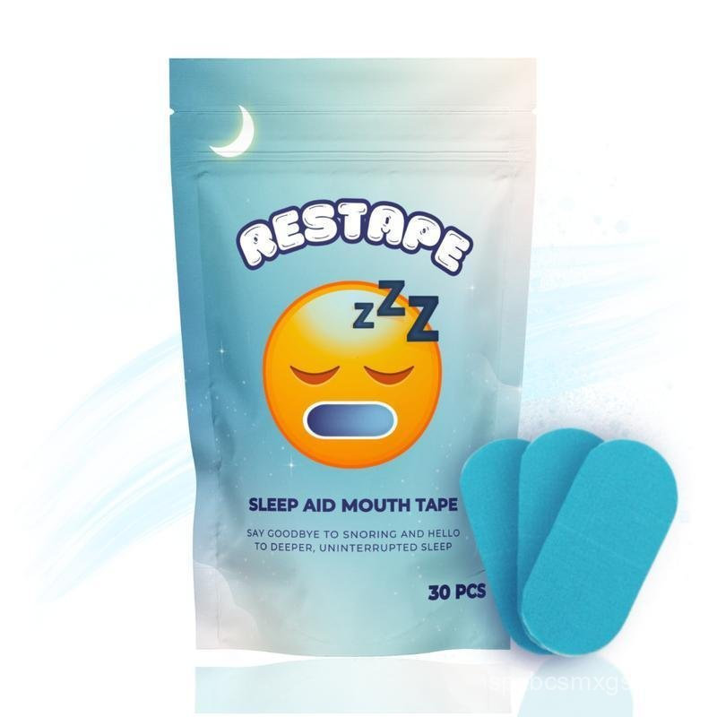 Restape Sleep Mouth Tape - Băng ngậm miệng hỗ trợ giấc ngủ để nghỉ ngơi tốt hơn, không ngáy (30 miến
