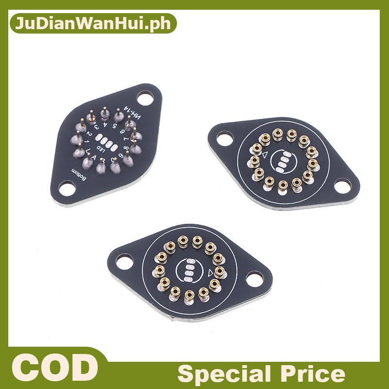 JuDianWanHui 1 / 4 Giá đỡ ống Nixie IN-14 Soet CẮM cho IN14 Glow Clo Phụ kiện ống điện tử PH