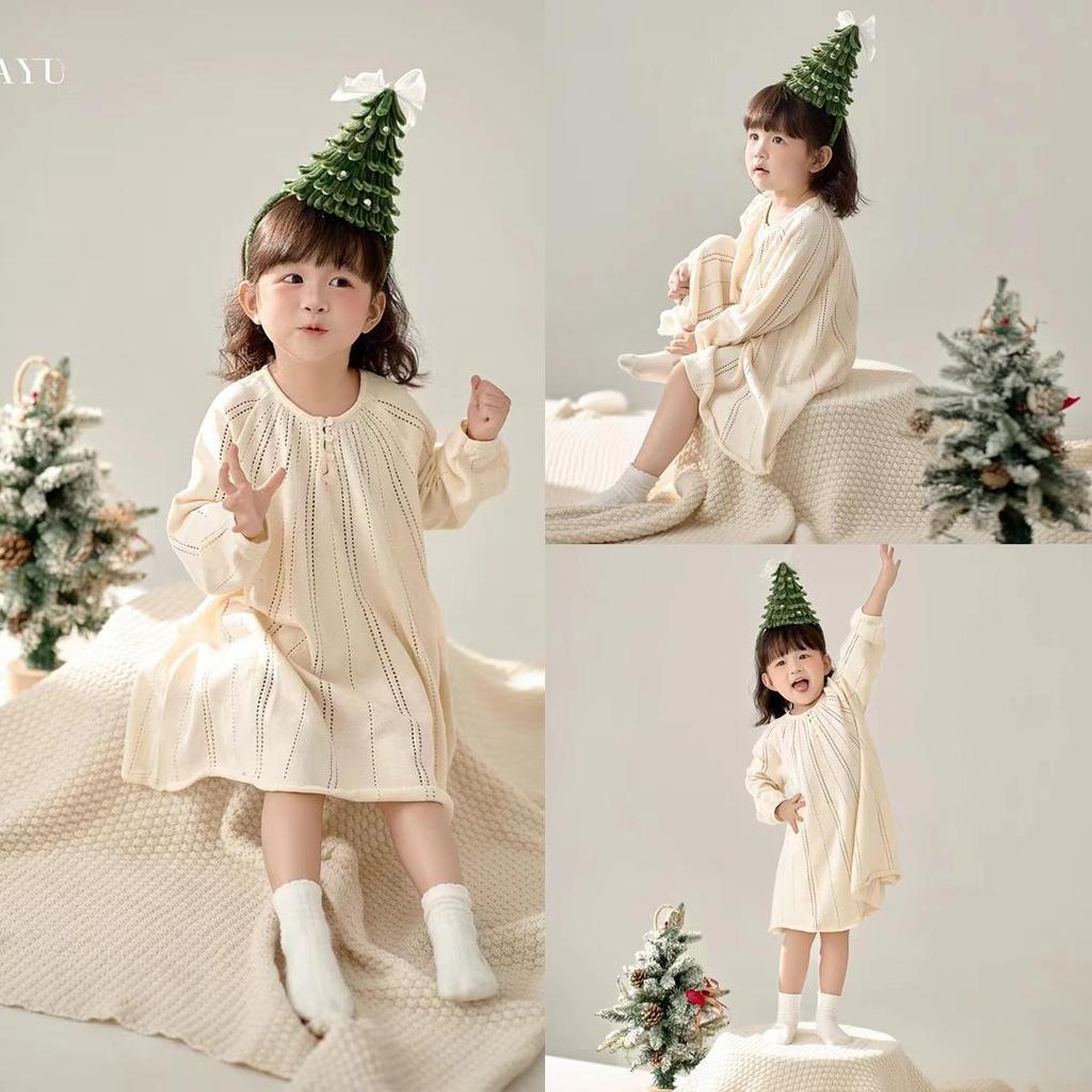 Studio Ảnh Trẻ Em Chụp Chủ Đề Giáng Sinh Ảnh Độc Đáo Cô Gái Nghệ Thuật Ảnh Lớn Trẻ Em Áo Len Tươi Ản