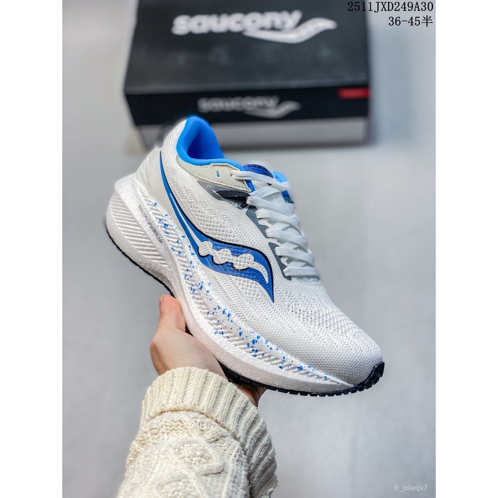 Giày Saucony Triumph 21 sneaker unisex daily running breathable cushioning comfort durable chính hãn