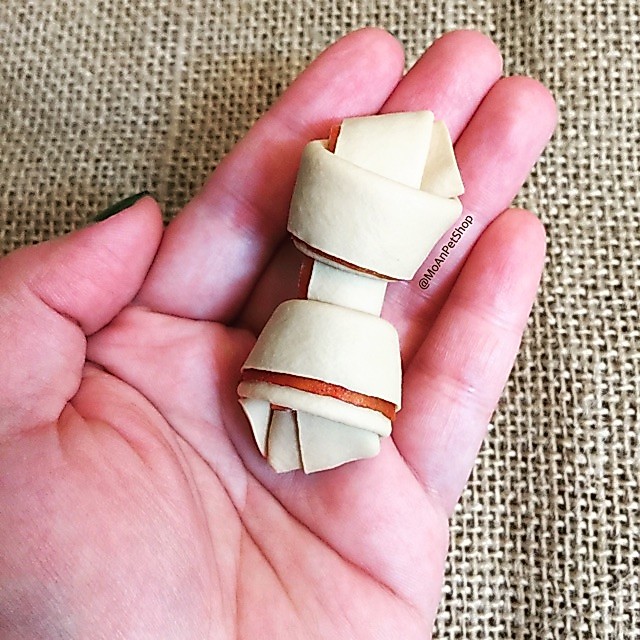 XƯƠNG SỮA CUỘN GÀ SẠCH RĂNG CHO CÚN