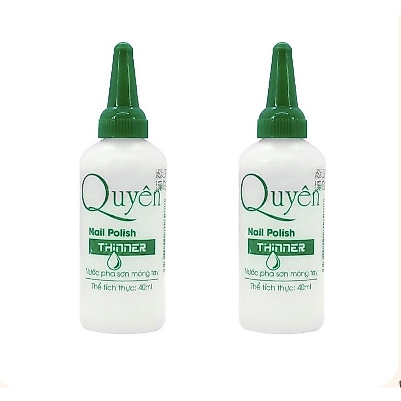 Nước Pha sơn móng tay (Thinner) cao cấp Quyên - Chai 40ml/125ml