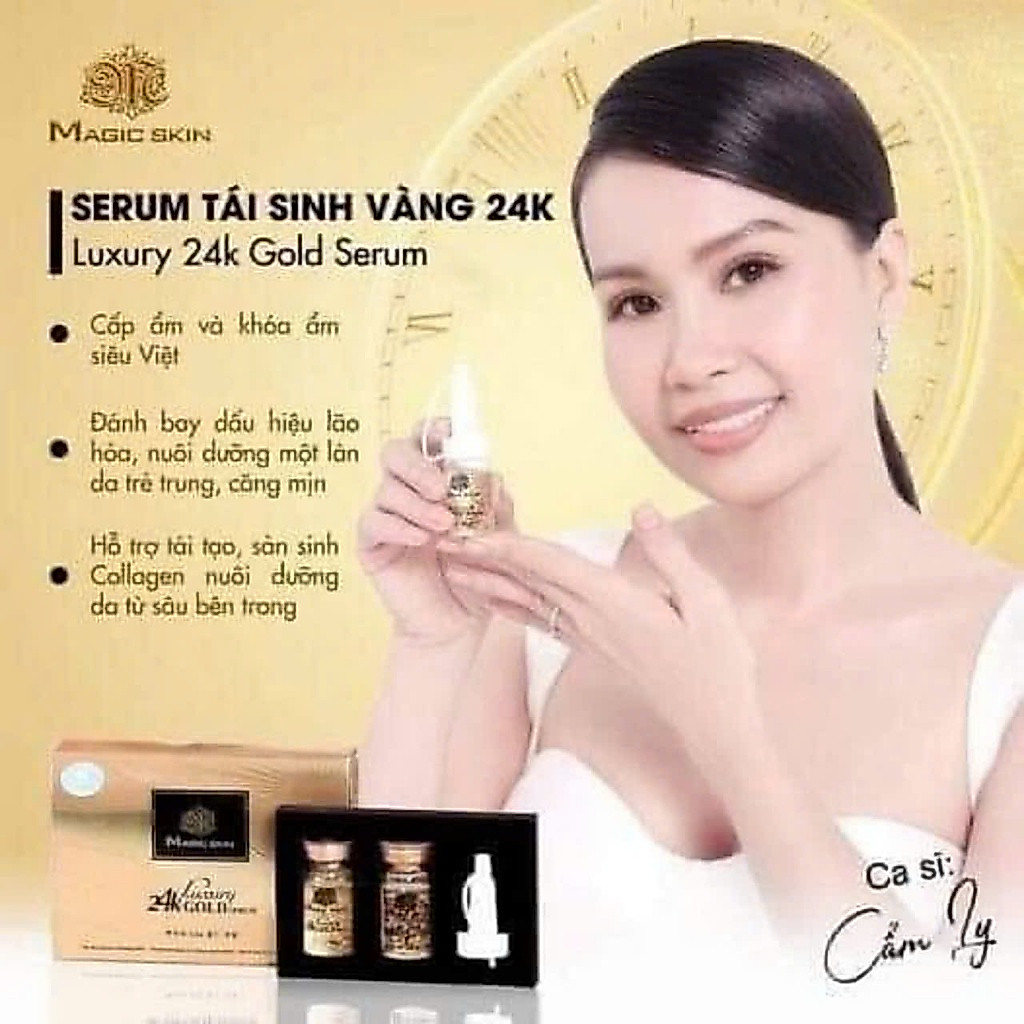 SRUM VÀNG 24k MAGIC SKIN ( 1 hộp gồm 2 lọ)