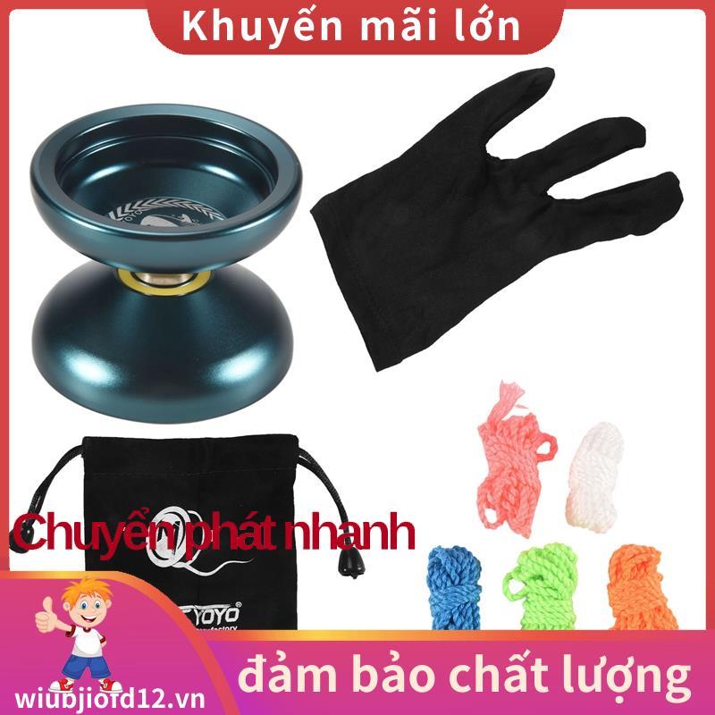 N12 Yoyo Hợp kim nhôm Yoyo chuyên nghiệp không phản hồi Yoyo có dây Yoyo, Xanh lam. wiubjiofd12vn