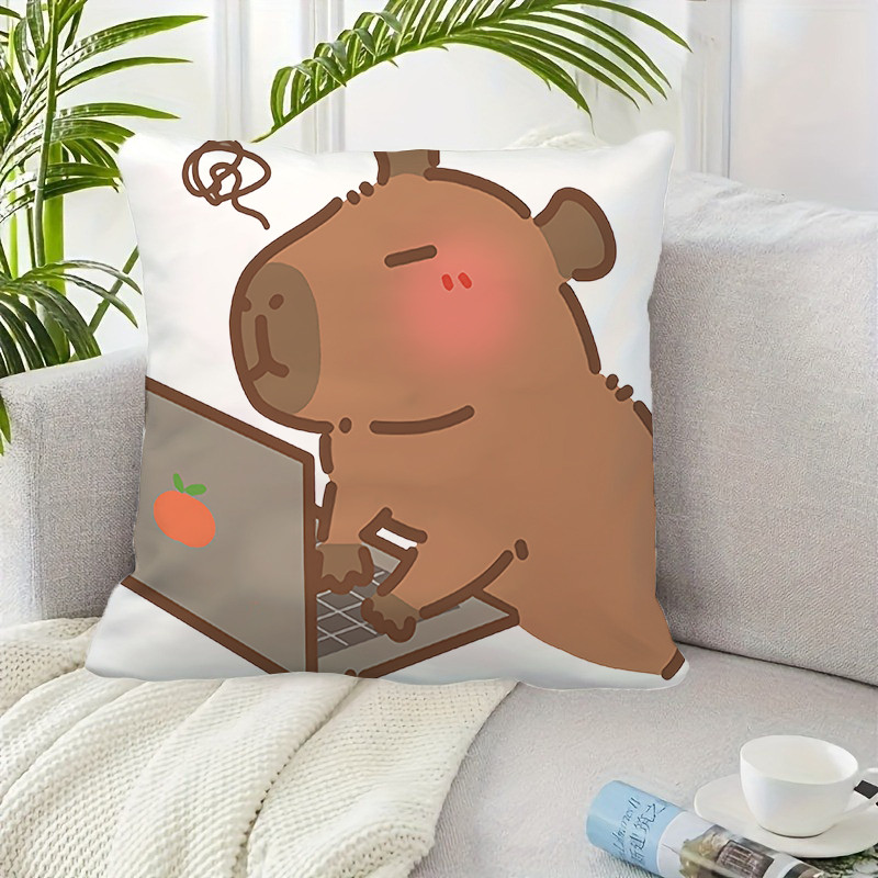 Emojis Sáng Tạo Kapibala Dolphin Gối ins Sofa Đệm Đơn Giản Và Dễ Thương Carto