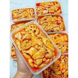 Vú Heo Ướp Chao Kèm Nước Chấm - Hộp 500Gr (giao tphcm)