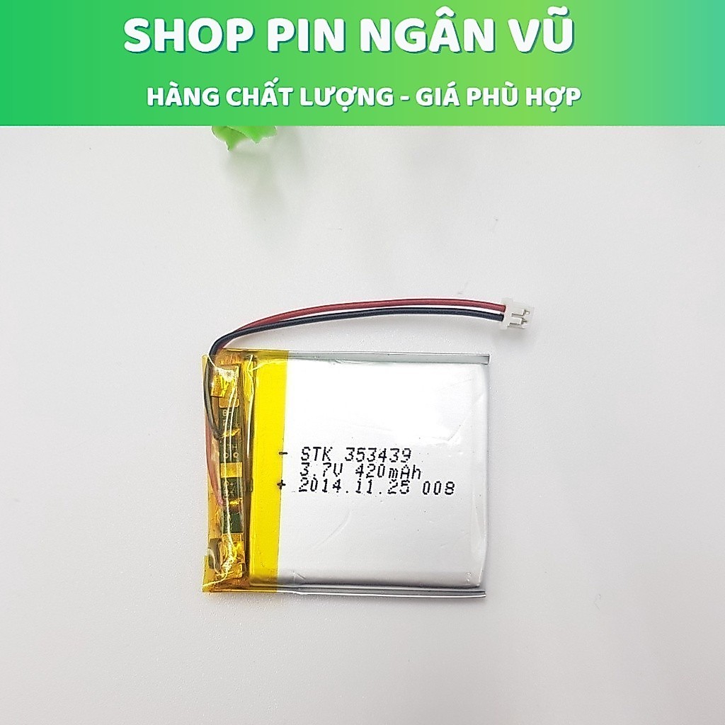 Pin Cảm biến áp suất Lốp siêu mỏng 3.7V 420mah 353439 - 800mAh 603040