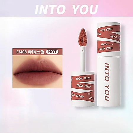 Son Bùn Nữ Chính INTO YOU son môi Lì Mịn Son Trang Điểm Che Khuyết Điểm Môi Lâu Trôi Không Dính Cốc 