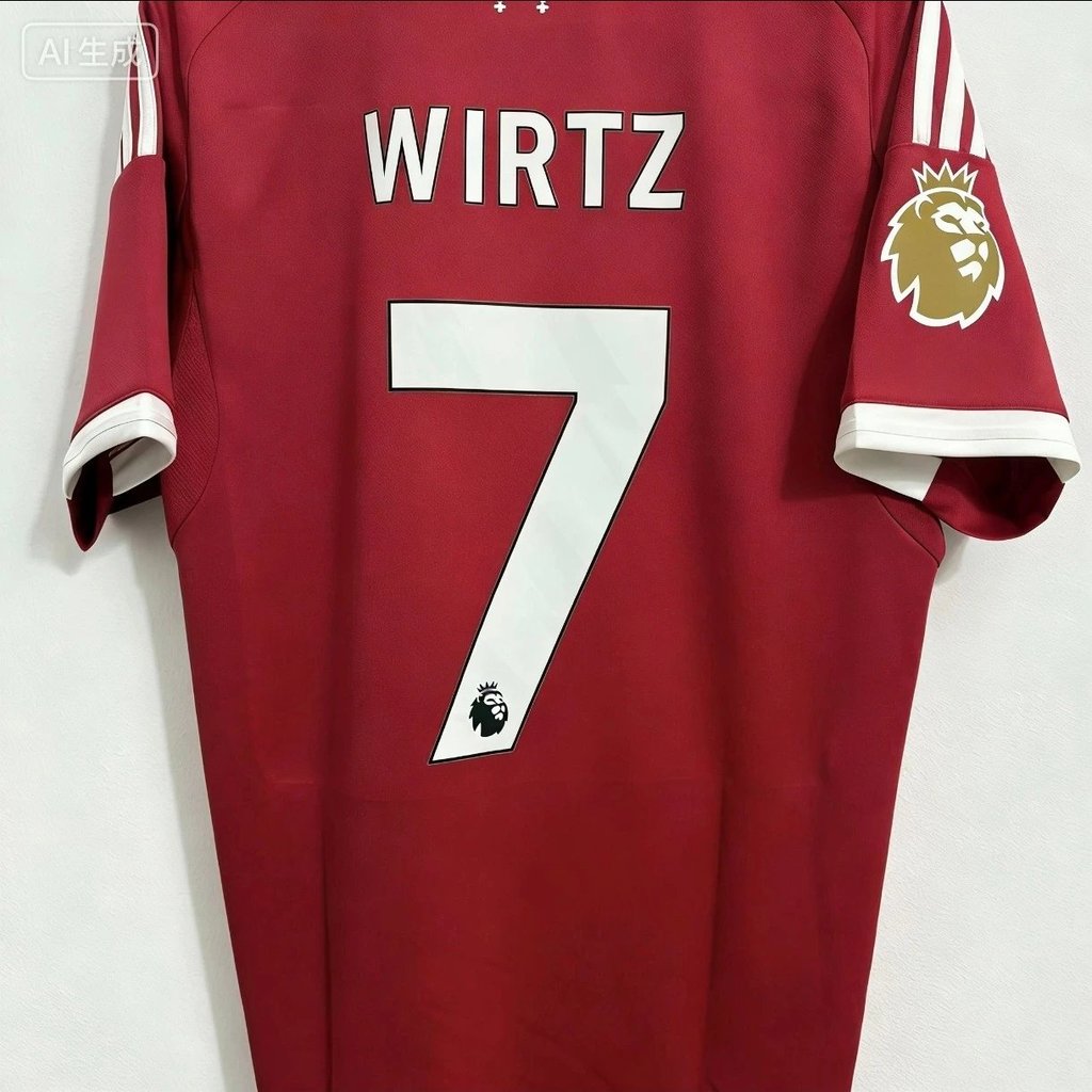 [Phiên bản cao cấp say xỉn] 2526 Liverpool Jersey 2526 Phiên bản cầu thủ sân nhà Liverpool Sarah Hew
