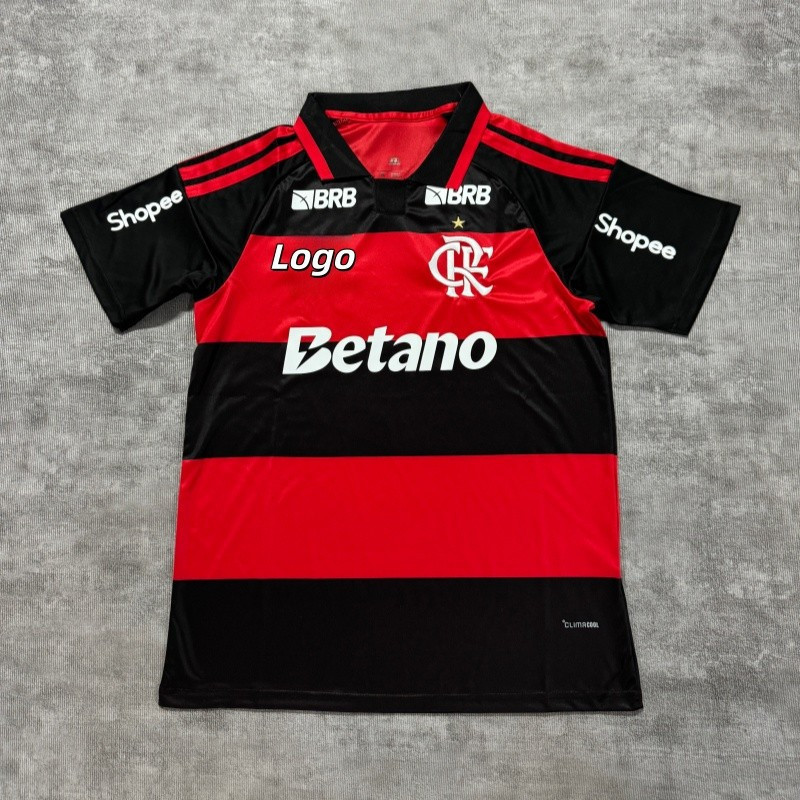 Phiên bản dành cho người hâm mộ CR Flamengo 2026 / 27 Áo sơ mi bóng đá ngắn tay Flamengo dành cho na
