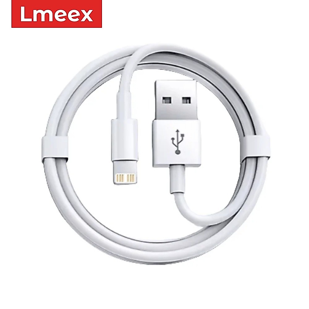 Cáp USB cho IOS dài 1m, 10 cái, dây sạc cho iPhone XS XR X 7 6