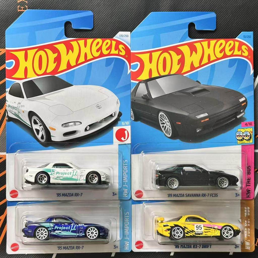 HOT WHEELS HOT WHEELS MAZDA MAZDA RX-7 Xe đồ chơi hợp kim