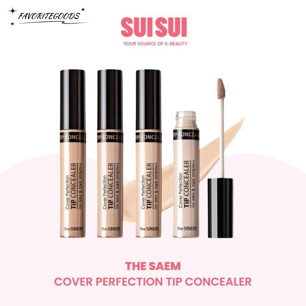 FAVORITEGOODSS2BJ Tip Concealer, Cover Perfection Full Coverage Liquid Concealer Stick, Làm sáng da 