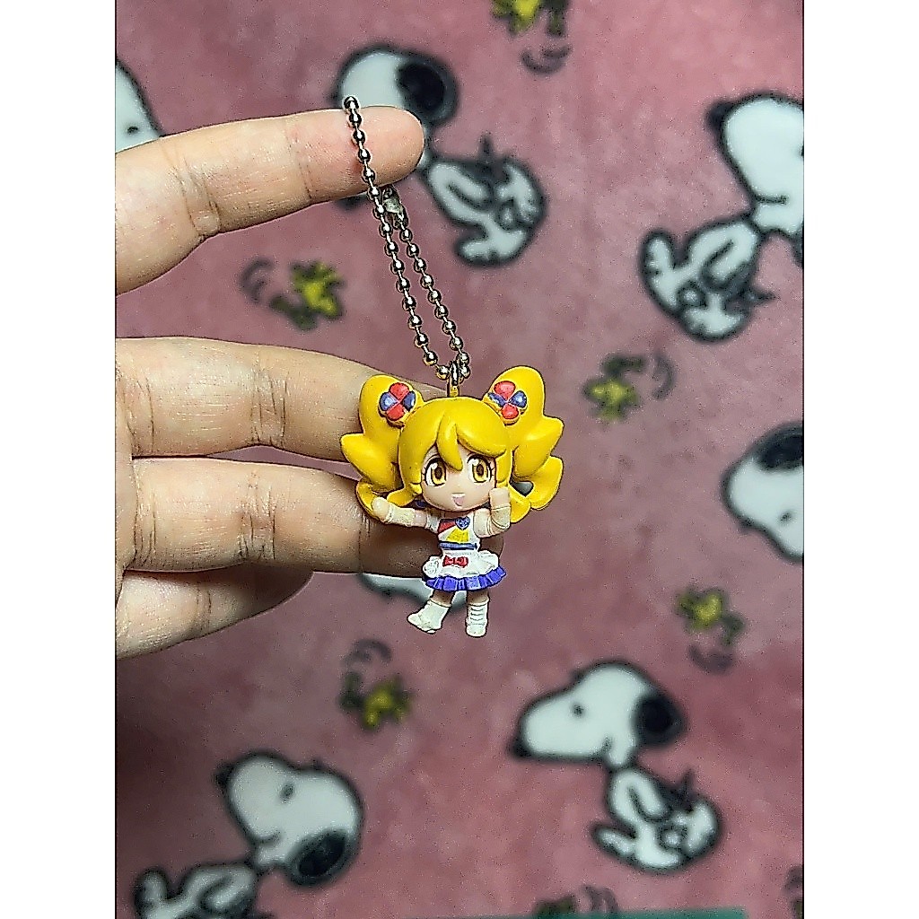 [ New 90% ] Móc Khóa Mô Hình Cure Honey (dạng Popcorn Cheer) series HappinessCharge PreCure BANDAI.