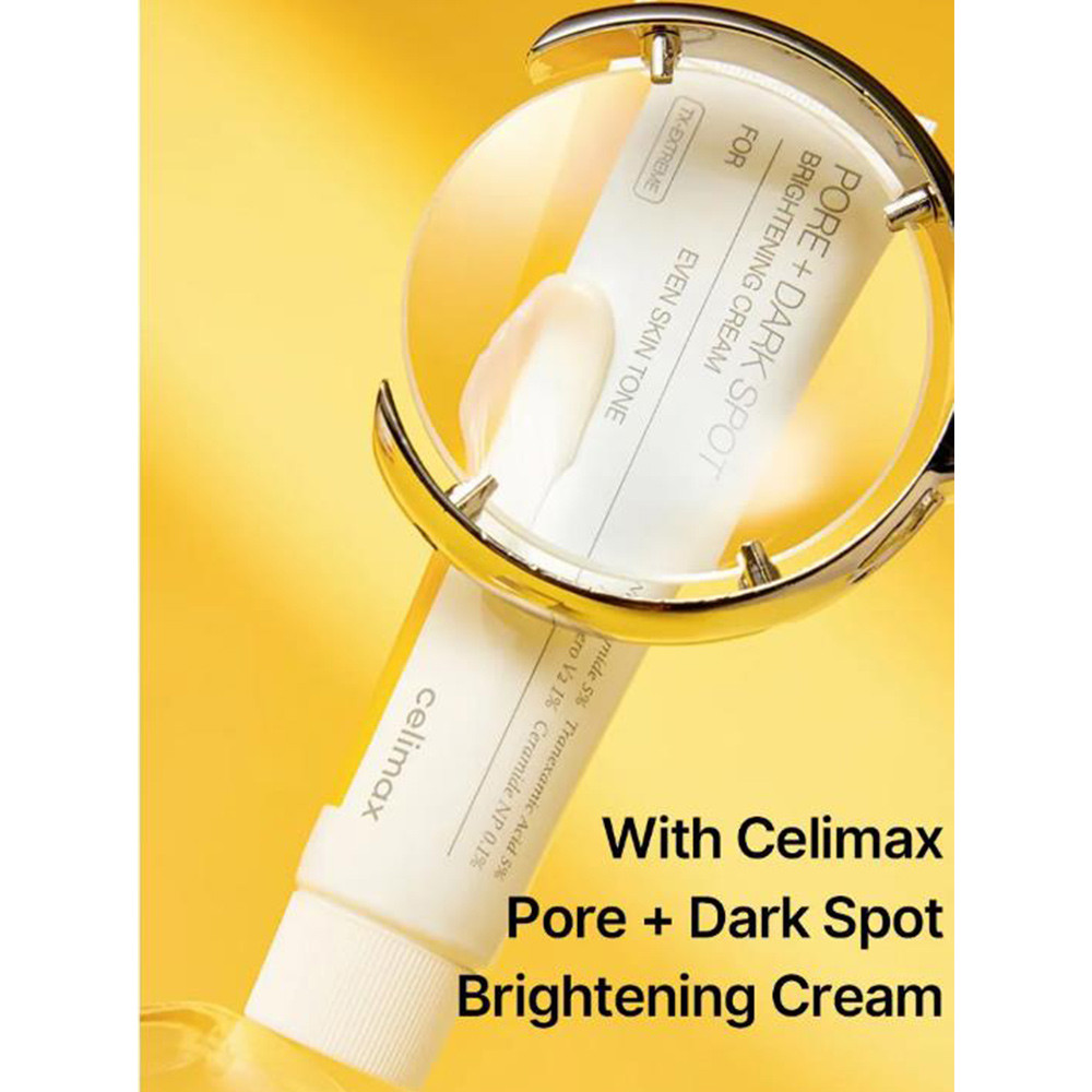 celimax Pore+Dark Spot Brightening Cream 35ml - Pore Minimizer，Non-Irritating，Hydrating，For Sensitiv