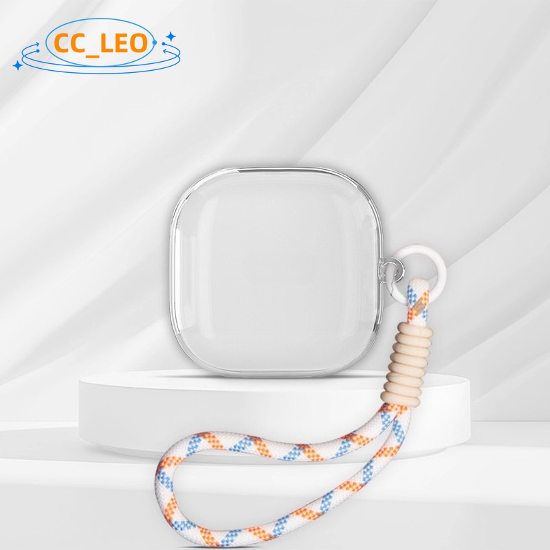 for Baseus Bowie E18 Case Clear Soft Case Nylon Lanyard Pendant Suitable for Baseus Bowie E18 / E118