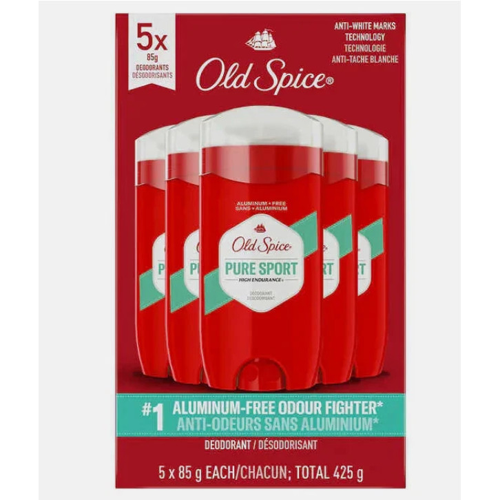 Set 5 Lăn Khử Mùi Old Spice Swagger 85g – Lăn Khử Mùi Nam Mỹ, Mùi Gỗ Cực Thơm