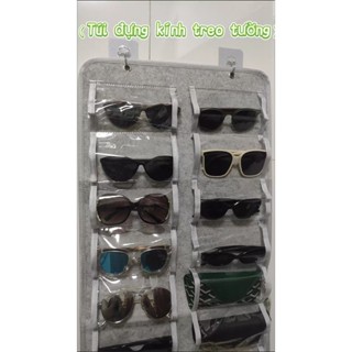  <DANG>    Túi đựng kính mắt Túi chống bụi treo tường Giá đỡ kính râm cận thị Túi đựng kính râm 