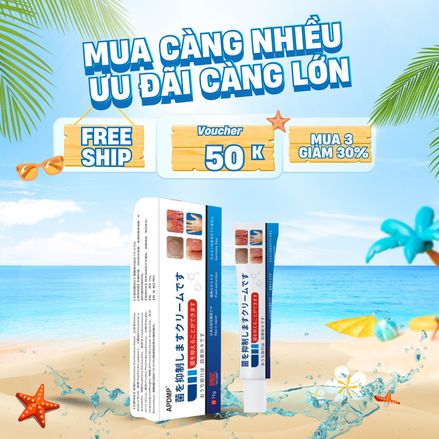 2 TUÝP Kem Bôi Viêm Da Cơ Địa NHẬT BẢN Kem Bôi Nấm Ngứa Hỗ Trợ Dứt Điểm Hắc Lào, Tổ Đỉa, Á Sừng, NC 