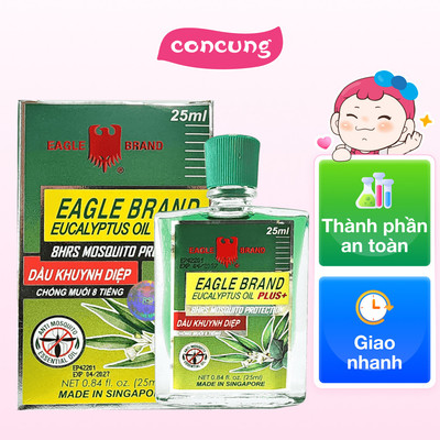 Dầu khuynh diệp cho bé Eagle brand Plus 25ml - Con Cưng