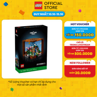 LEGO MINECRAFT 21265 Đồ Chơi Lắp Ráp Mô Hình Khối Hộp Chế Tác (1195 Chi Tiết)
