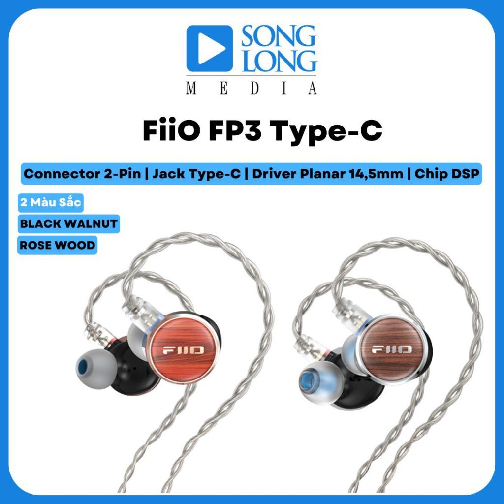 Tai nghe FiiO FP3 Type-C - Chính hãng phân phối