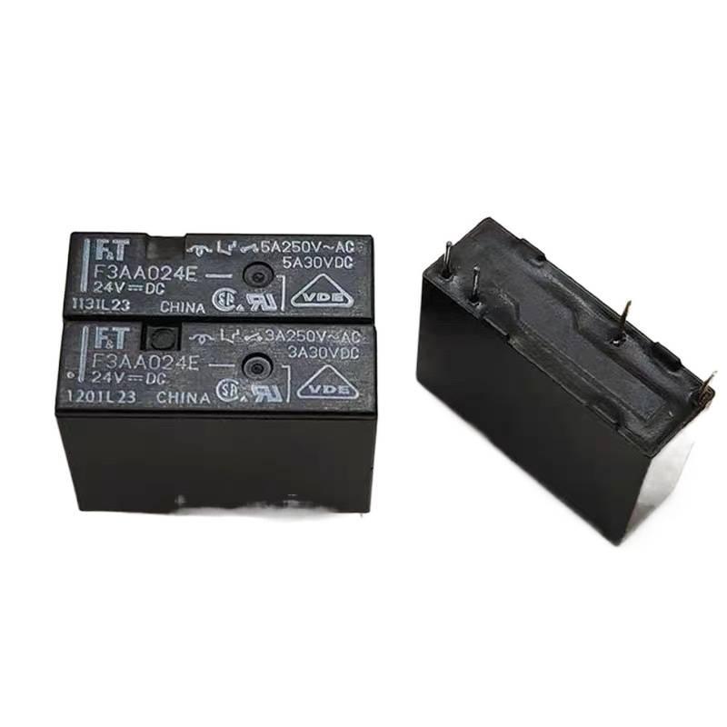 2 Chiếc Fujitsu F3AA024E Rơ Le F3AA012E F3AA005E Thường Mở 4 Chân 3A / 5A / 10A Rơ Le