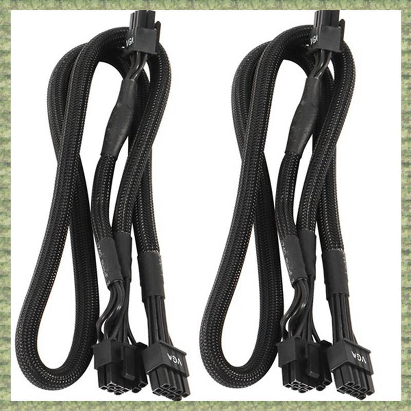 (R Q S E) 2Pack 8 PIN TO Dual 8 Pin 6 PIN PCIE VGA Cáp cấp nguồn cho Supernova G2 G3 G5 P2 T2 GS G +