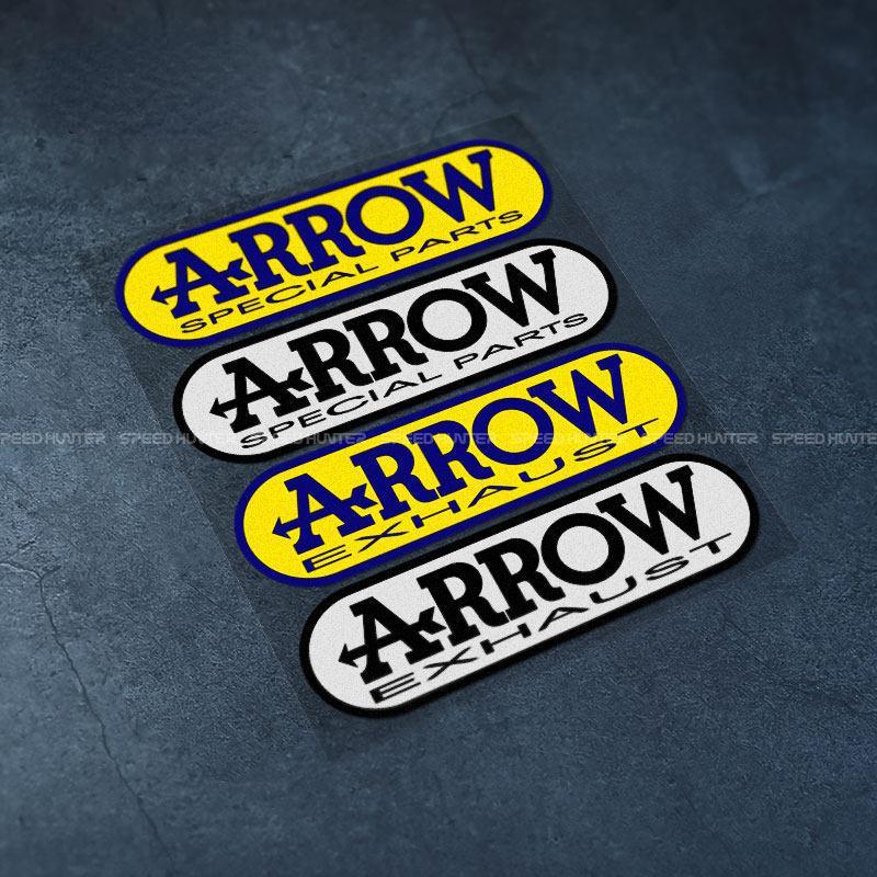 ARROW stickers, XMAX300 motorcycle exhaust pipe decoration stickers