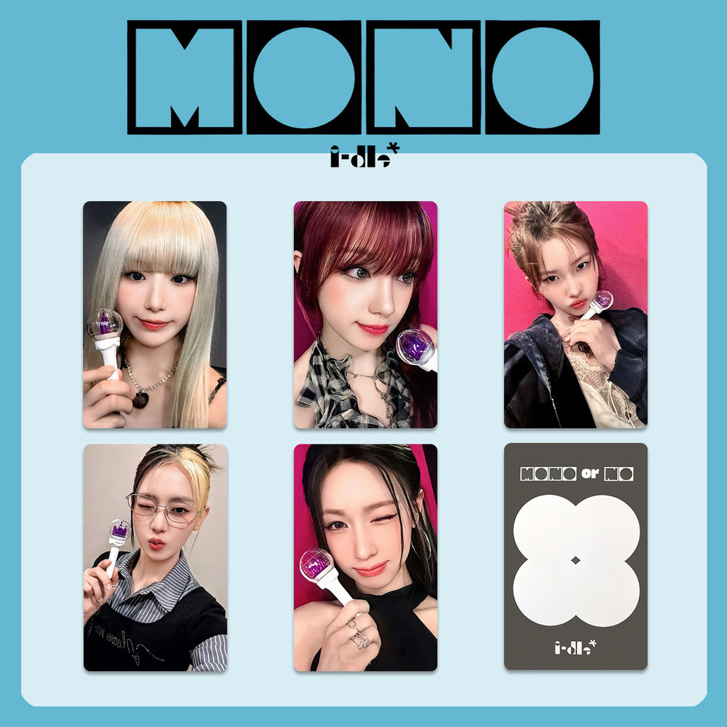 1-6 Chiếc I-DLE MONO MCD Lomo Cards SYNCOPATION Động Lực YUQI PPMQ CHÚNG TÔI LÀ Light Stick CITY of 