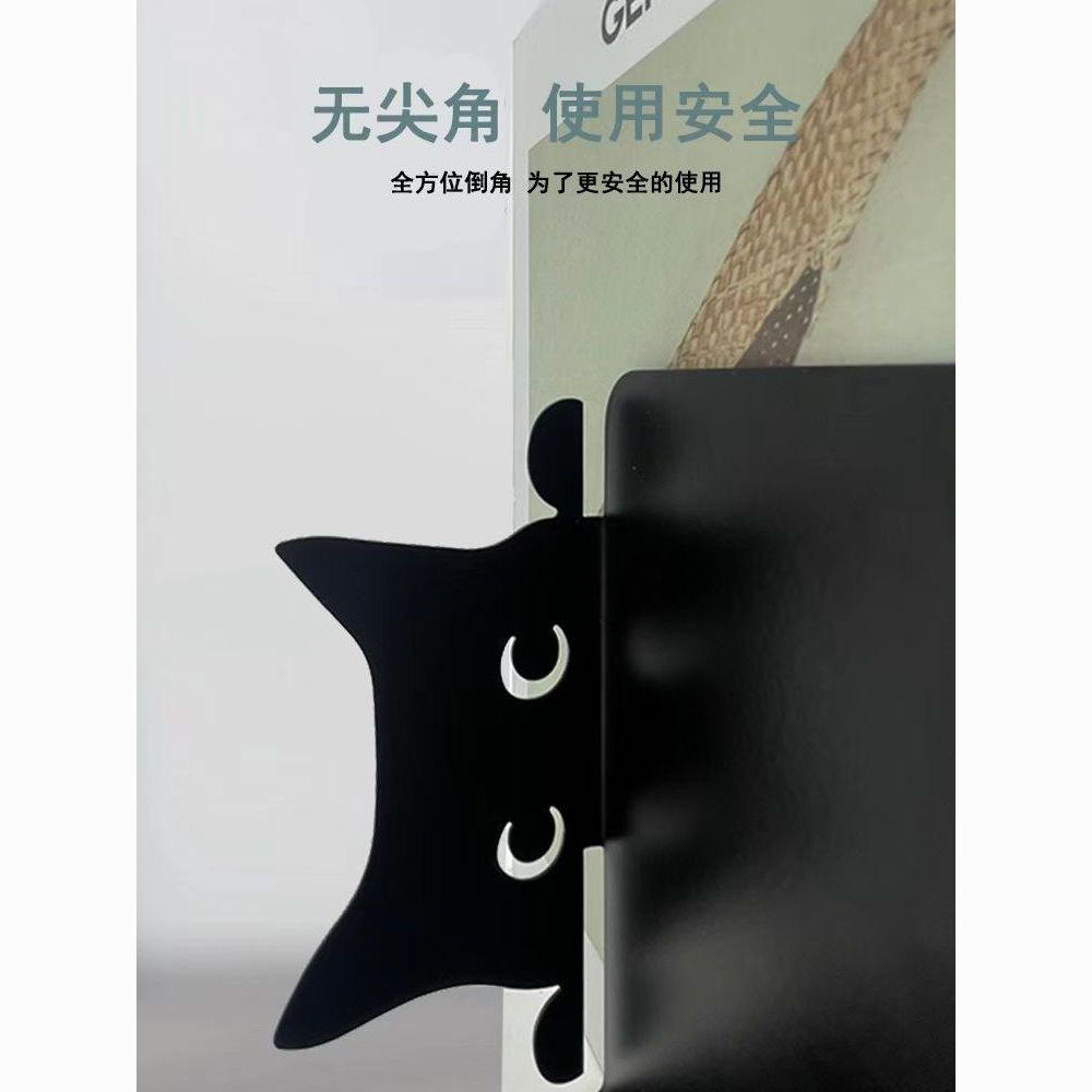 TQ~Creative cat bookshelf divider, office book stand, book holder, student book storage shelf, book 