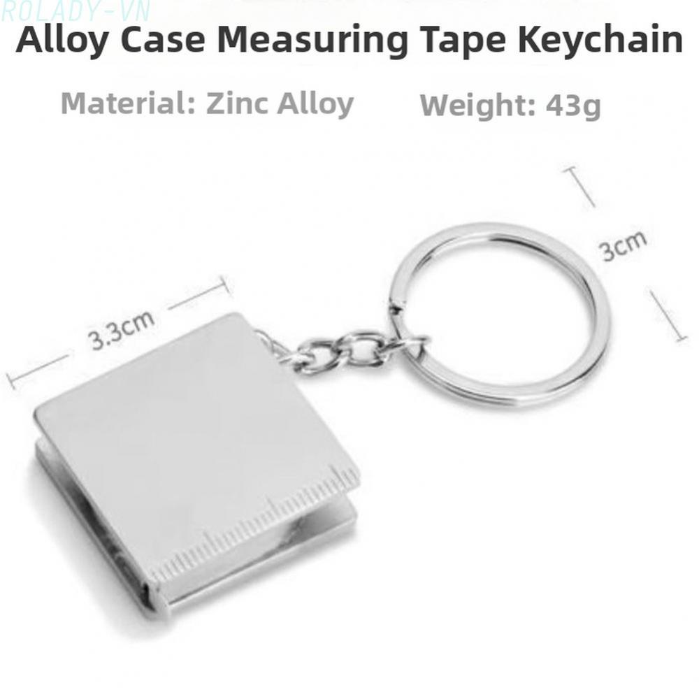 #ROYALLADY#Keychain Tape Measure Precise Measurement Scratch Resistant Party Favor