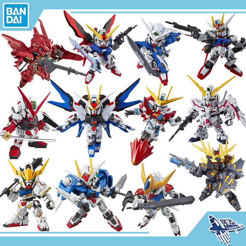 Gundam Assembly SDEX BB Gundam Hell Death Strike Free Assault Red Heresy Banshee Dare