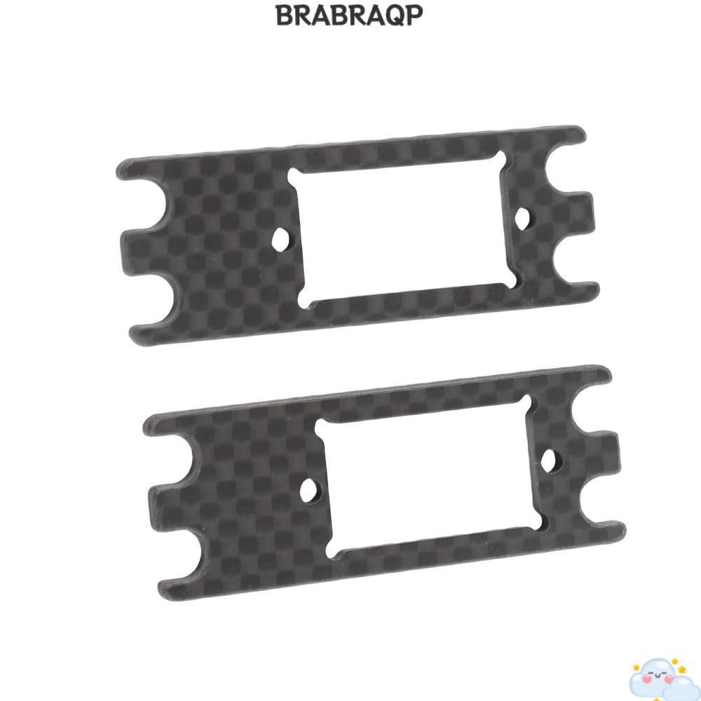BRABRAA 2 Cái / bộ Tấm chuyển đổi servo bằng sợi Carbon, Lắp đặt dễ dàng Tấm chuyển đổi servo nhẹ, N