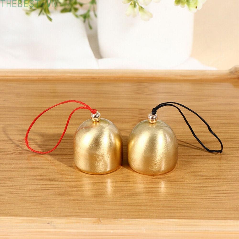 [Thebest]1XPure Copper Metal Bell Wind Chime Pendant Anti-theft Door Bell For Home Decor.