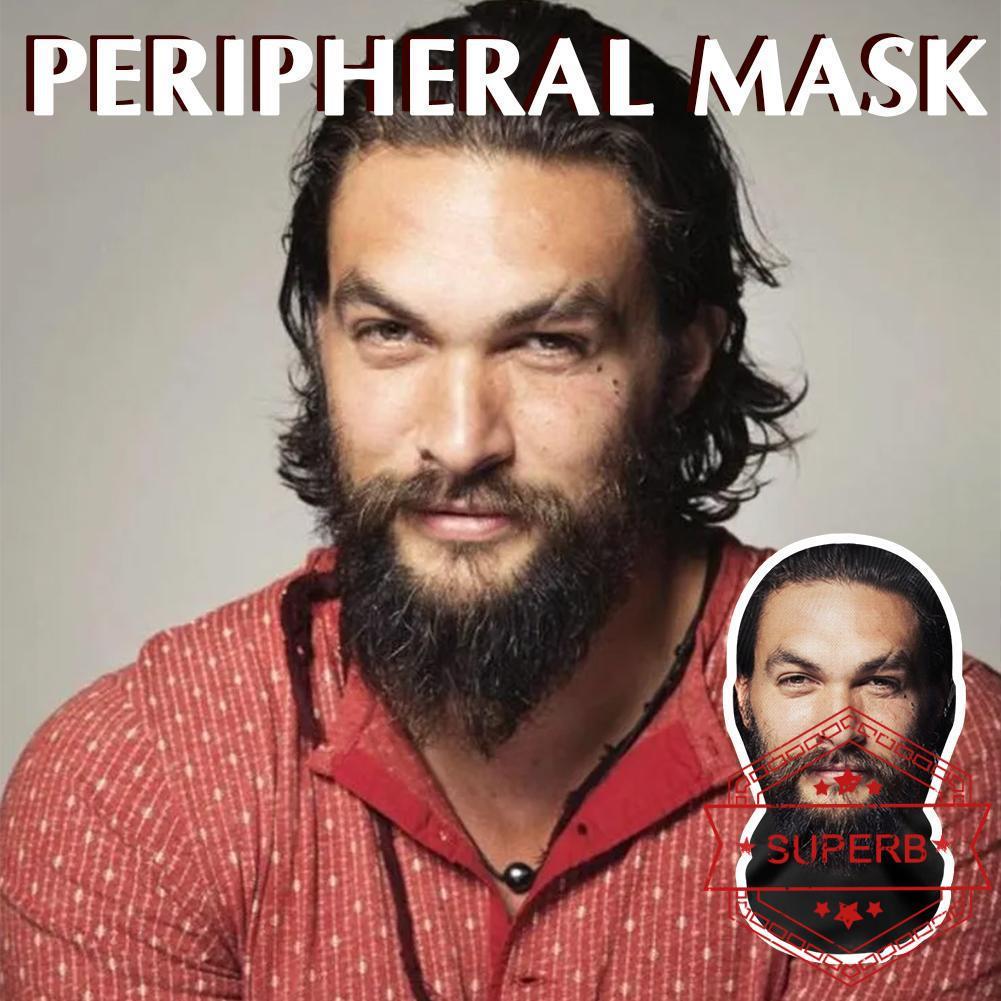 Jason Momoa Nhập Vai Mặt nạ 3D Balaclava Mũ Đội Đầu Mặt Cosplay Khăn In M3J3