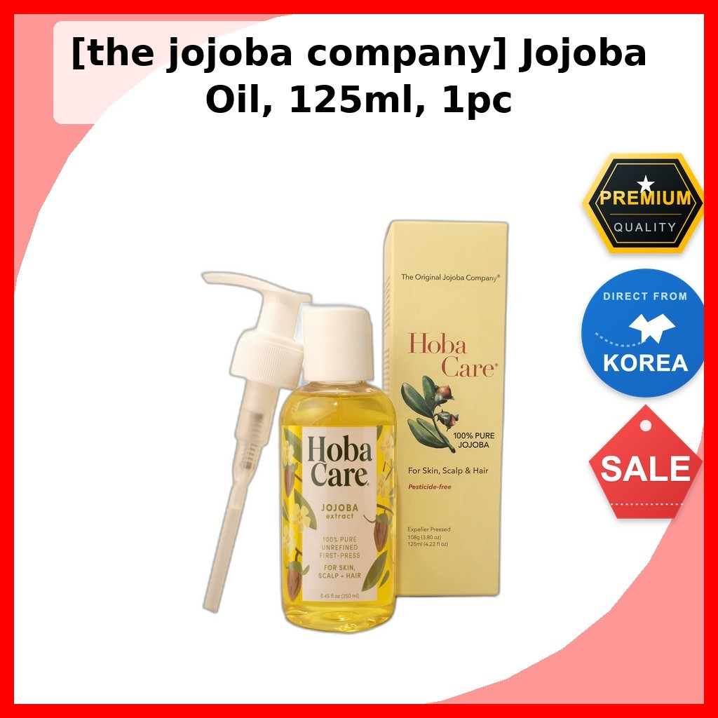 [công ty jojoba] Dầu Jojoba, 125ml, 1pc / Dầu Jojoba Hàn Quốc / Công thức nhẹ / Chính hãng 100% của 