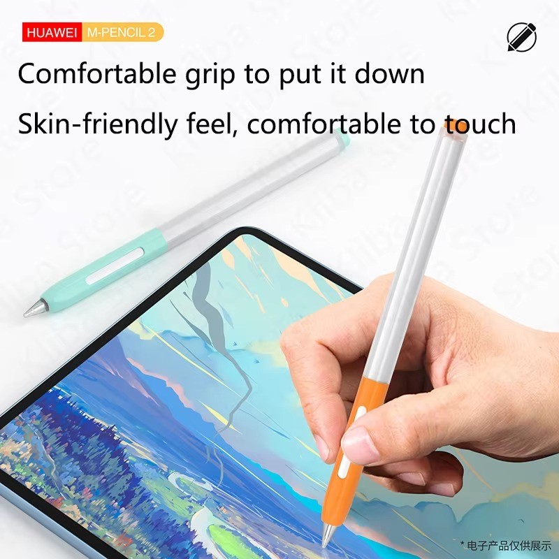 Dành Cho Huawei M Pencil 1 / 2 / 3 / Pro Pen Case Silicone Touch Pencil Vỏ Bảo Vệ Cho Huawei M-Penci