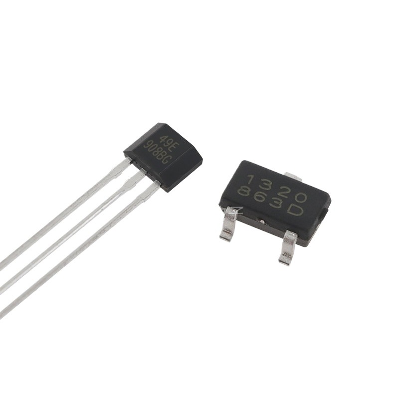 10 Chiếc OH49E 3503 Hall Thành Phần Cảm Biến SS49E Tuyến Tính AH49E Công Tắc In-Line / Patch