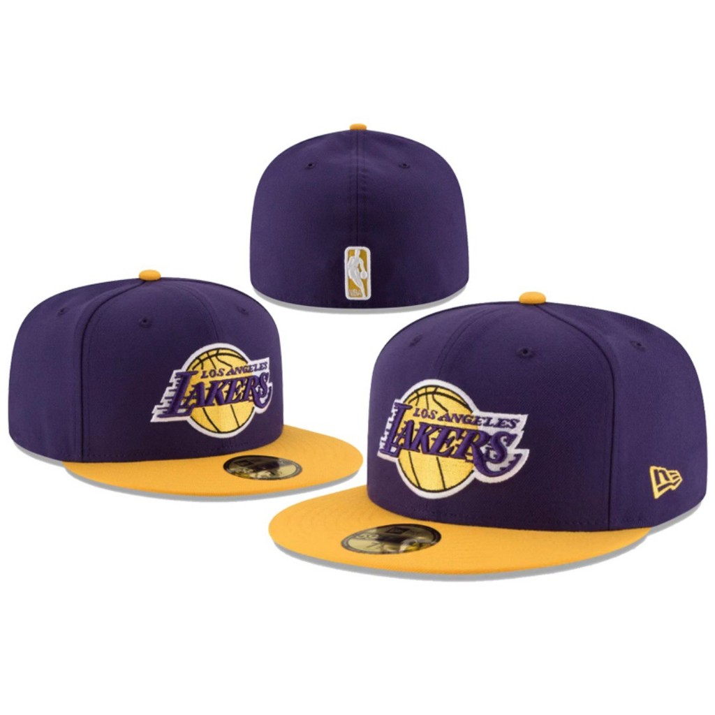 Baseball Cap NBA Basketball cap Los Angeles Lakers Lakers Outdoor sports flat-brimmed hat